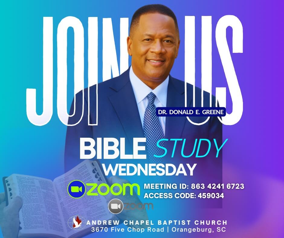 Andrew Chapel Baptist Church bible study Flyer